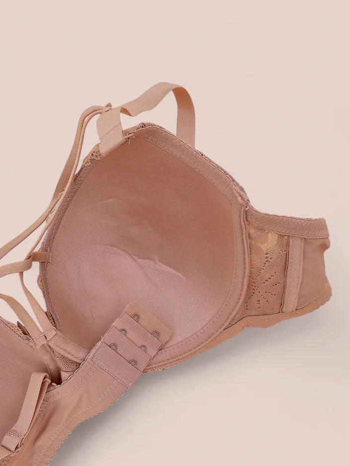 Женский бюстгальтер Royalfashion с мягкой пуш-ап чашкой и кружевом