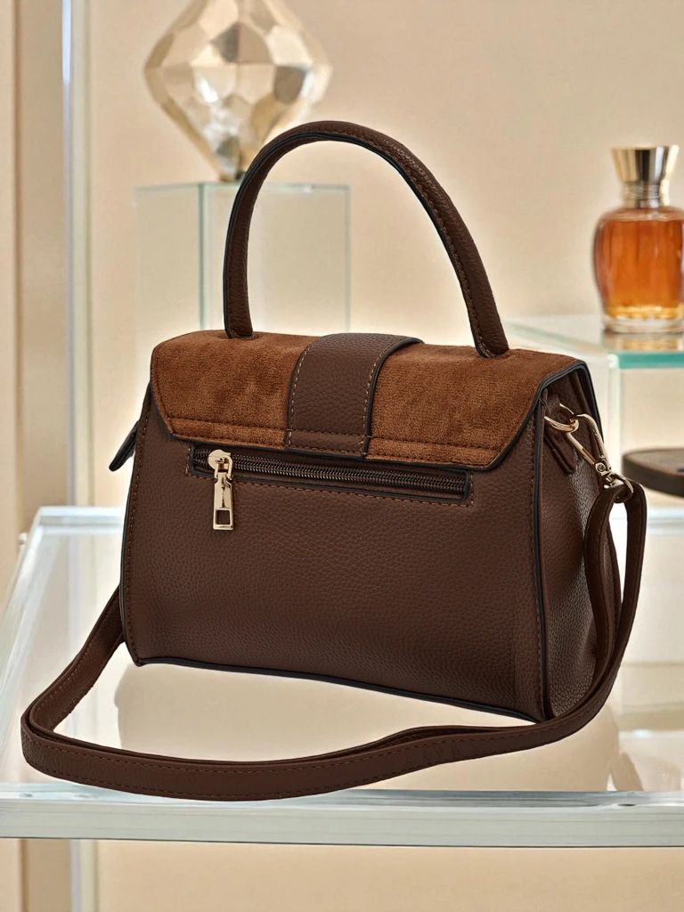 Small women's eco-leather bag Zyora