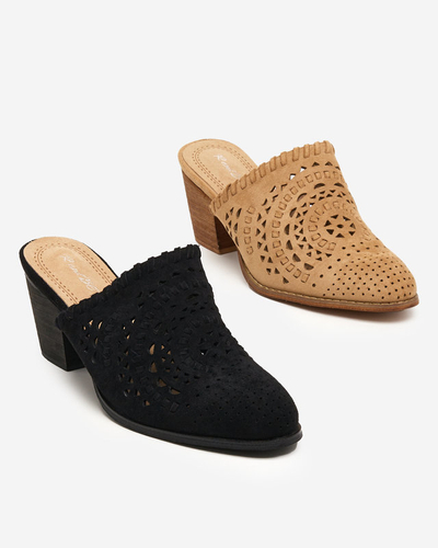 OUTLET Light brown women's Aqarion high heel shoes - Footwear