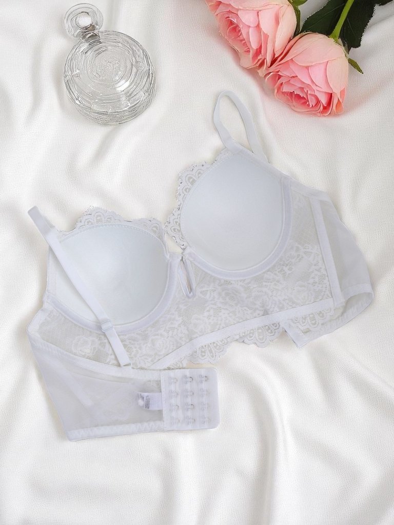 Royalfashion Women's padded lace corset bra Grace Corset