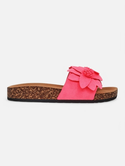 Royalfashion Women's slides with flowers Foules