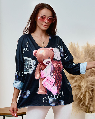 Женская блузка с принтом Royalfashion