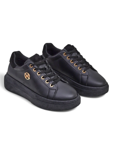 Erato Nero women's platform sneakers made of 5cm eco-leather