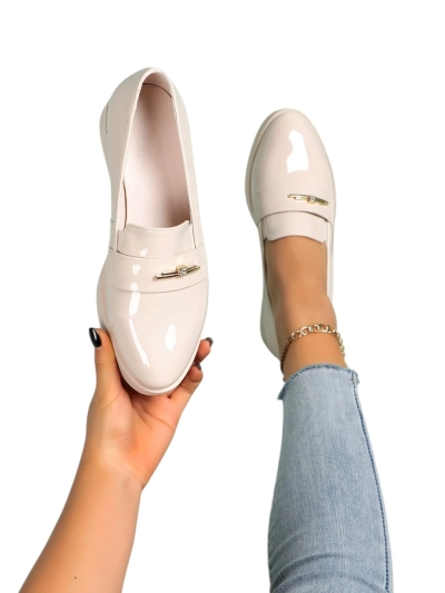 Royalfashion Women's patent loafers Arefel