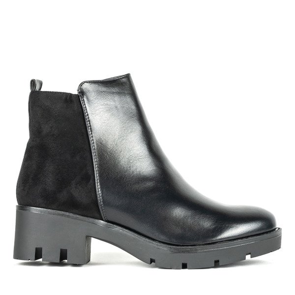 Aprilia black flat ankle boots - Footwear