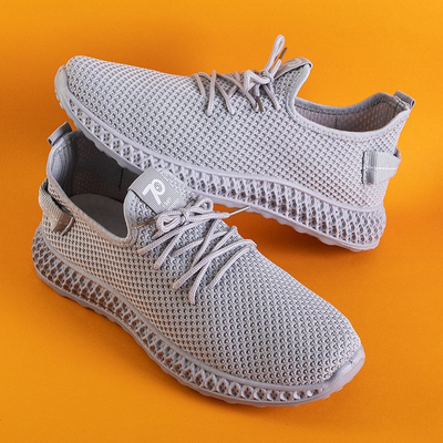 Tasya gray men's sports shoes - footwear