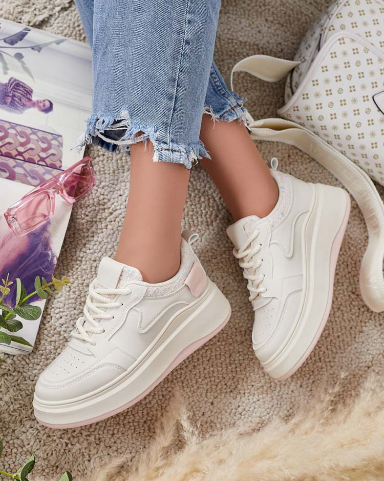 Royalfashion Sporta sieviešu apavi uz platformas Lincidi