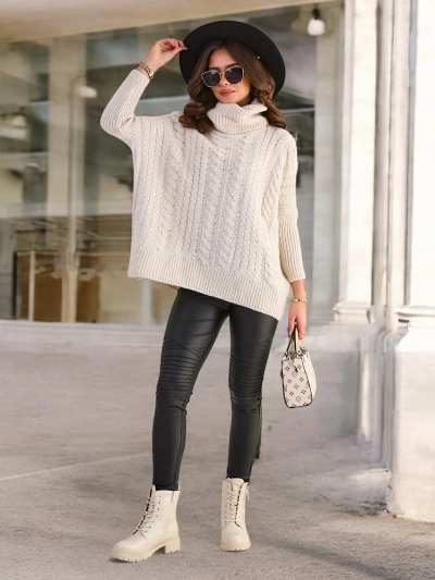 Royalfashion Women's Turtleneck Sweater