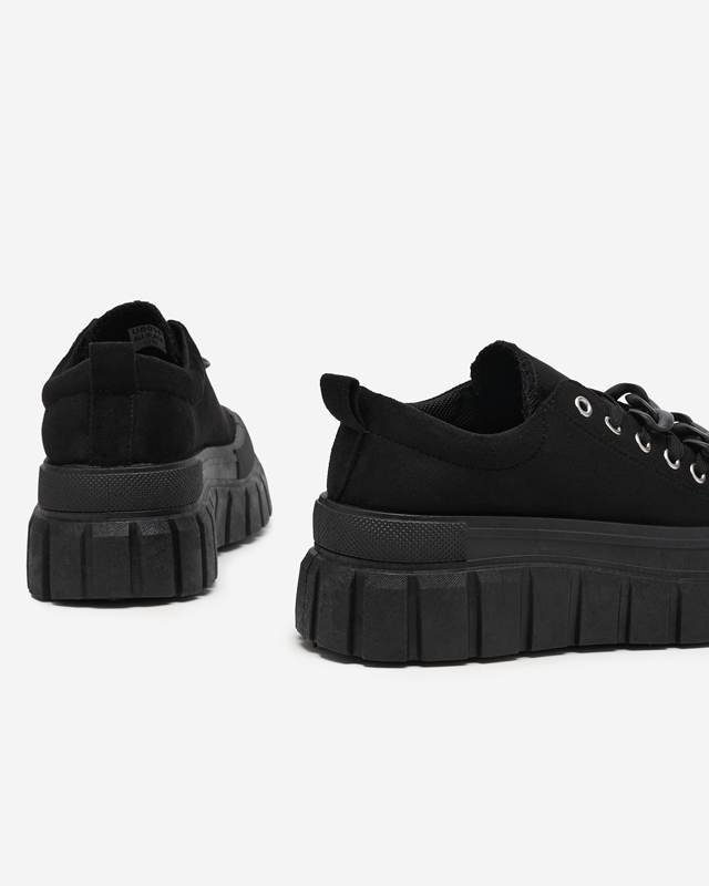 OUTLET Black high women's sneakers Mishta - Footwear