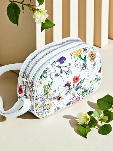 Royalfashion Mazā sieviešu rokassoma no ekoloģiskās ādas Floriana