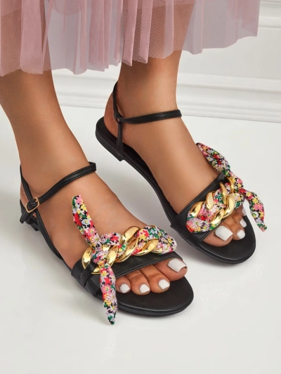 Royalfashion Naiste tasasel tallal sandaalid BareLuxe