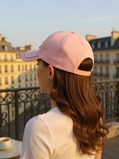 Royalfashion Cap with rhinestones Heart Spark