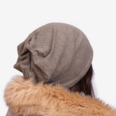 Women's khaki padded hat - Accessories