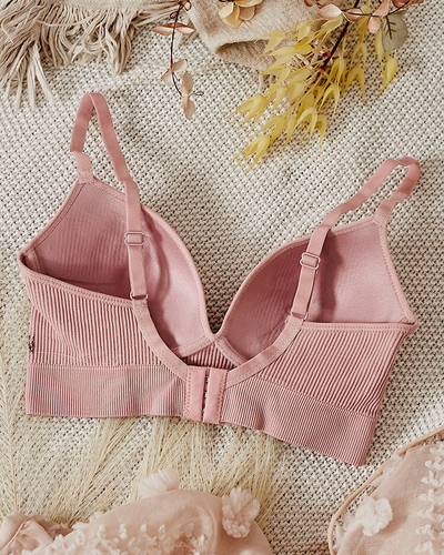 Royalfashion Women's ribbed bra