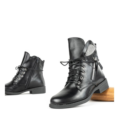 Black eco-leather baggers Maricela - Footwear