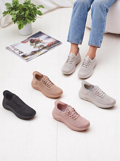 Royalfashion Sieviešu Slip-On Auduma Sporta Apavi Arrate