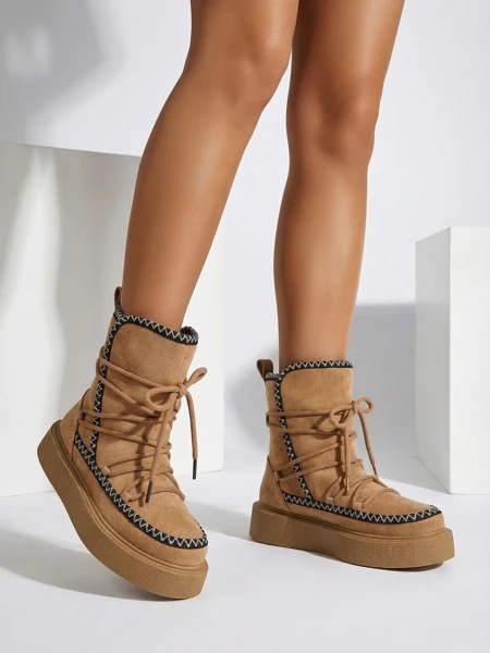 Royalfashion Sieviešu aukliņu sniega zābaki Siozi