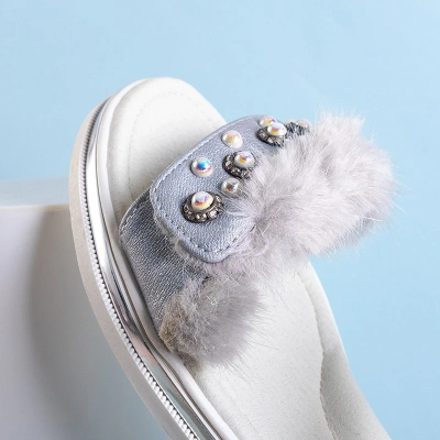 Детские сандалии OUTLET Silver с декором Gufal - Обувь