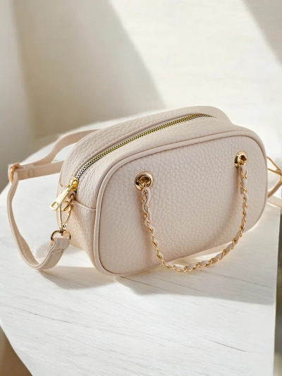 Royalfashion Oval small women's bag made of eco-leather