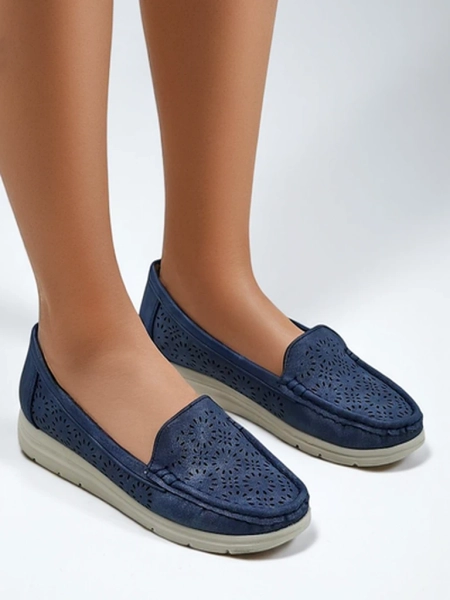 Royalfashion Women's perforated moccasins Besset