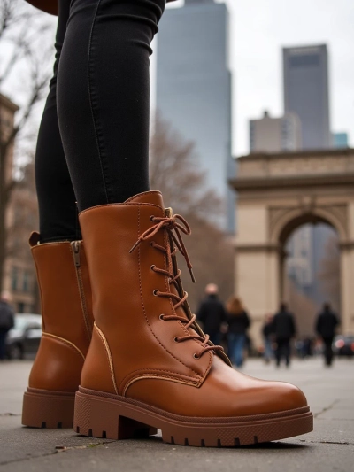 Royalfashion Women's Bumalo lace-up boots