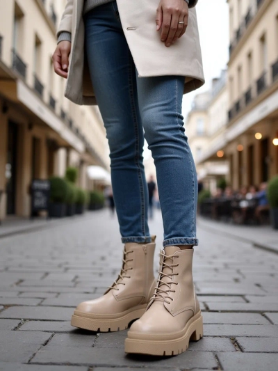 Royalfashion Women's Bumalo lace-up boots