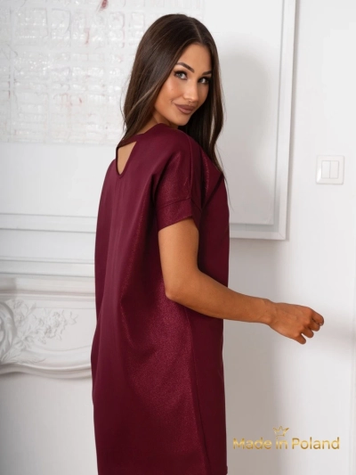 Simple women's short dress Lady Time