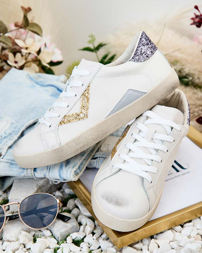 Royalfashion Women's sporty sneakers with embellishments Ginn