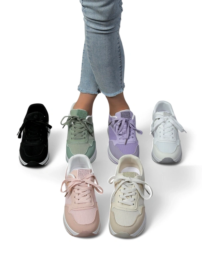 Royalfashion Women's sports sneakers on a platform Revided