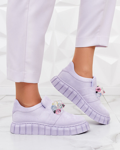 Royalfashion Спортивные полусапожки с цветными камнями Resinello