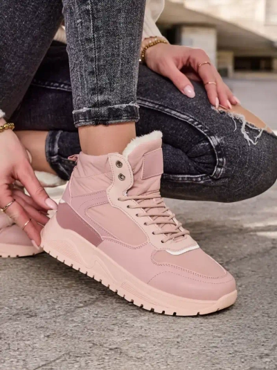 Royalfashion Утепленные женские кроссовки с мехом Retodaf