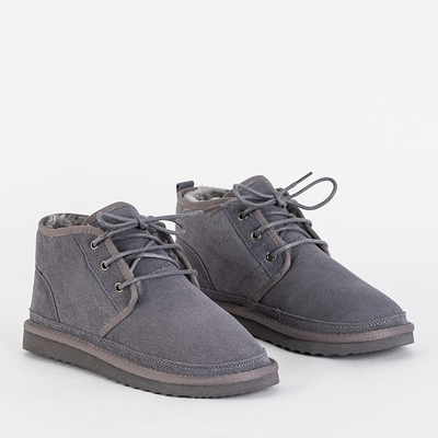 Grey men's snow boots Gavin - Footwear