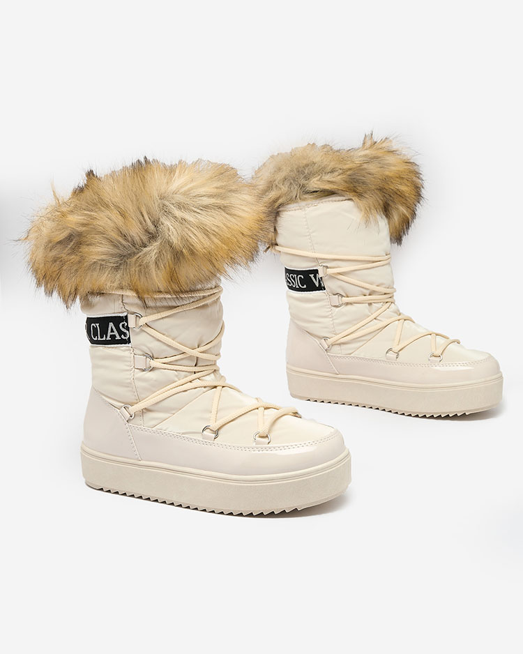 Royalfashion slip-on zābaki a'la sniega zābaki sievietēm GMILLO