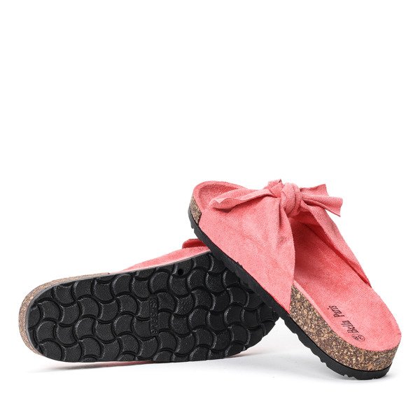Pink Flip Flops with Summer Blow Bow - Footwear