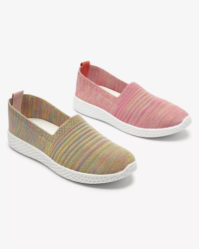 Цветные желтые женские кроссовки Covvu- Footwear