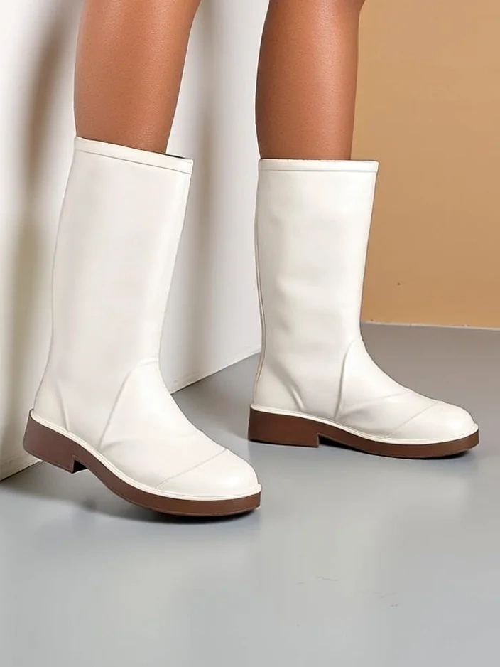 Royalfashion matēti sieviešu lietus zābaki Mattelo