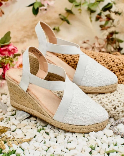 Royalfashion Sieviešu espadrilles Oleqa uz papēža