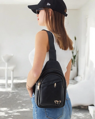 Royalfashion Small women's eco-leather backpack for one shoulder