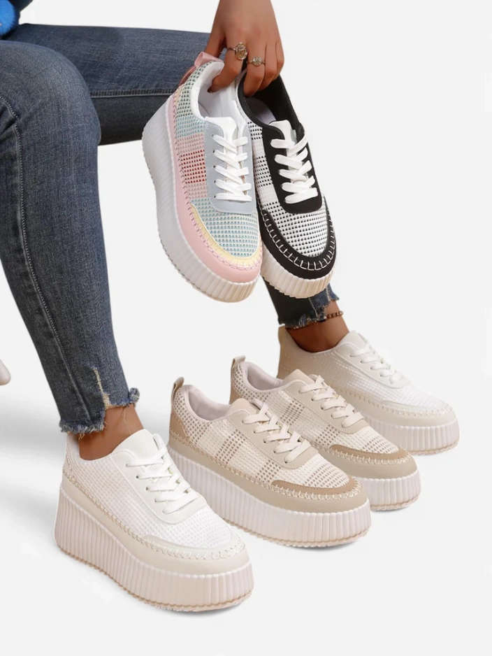 Royalfashion Женские платформенные кроссовки Siserra