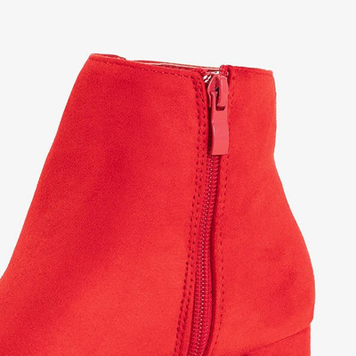 Красные женские ботильоны Calida - Обувь