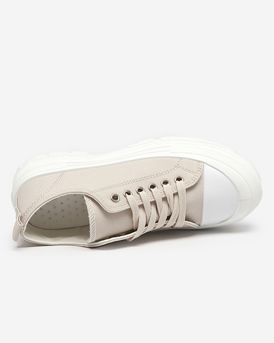 Pelēkas sieviešu kedas uz augstākas zoles Mytiko - Apavi