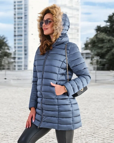Royalfashion Sieviešu spilvveida ziemas jaka