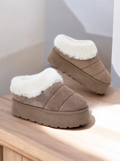 Royalfashion Women's short boots in the style of snow boots Eliozi