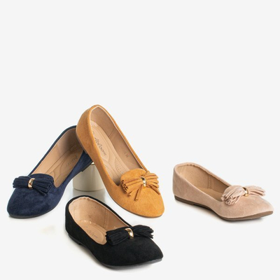 Pink ballerinas with Fralise decoration - Footwear 1