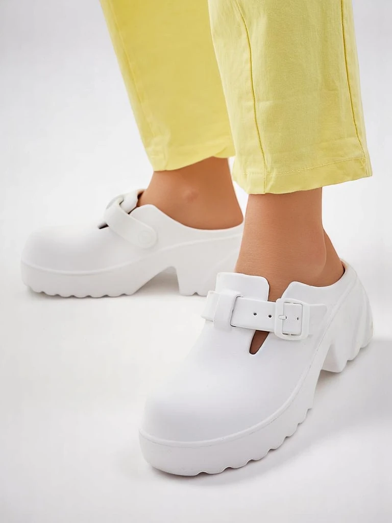 Royalfashion sieviešu gumijas papēžu čības Voxones