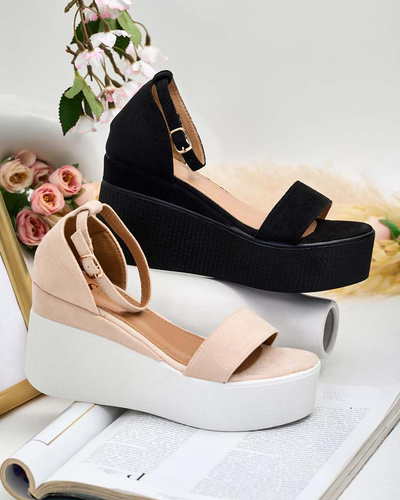 Royalfashion Sieviešu sandales Elovia uz katalupes