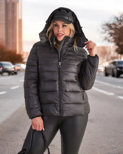 Royalfashion women's quilted winter jacket