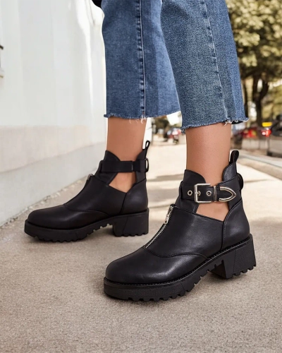 Royalfashion Women's workery style boots Komowi