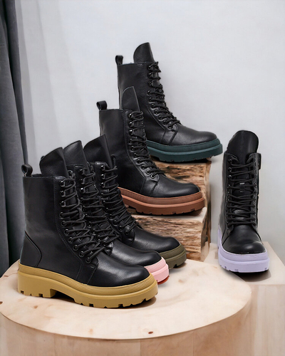 Royalfashion Eko ādas sieviešu bagger zābaki Vederme