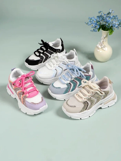 Royalfashion Women's Sporty Platform Sneakers Angello